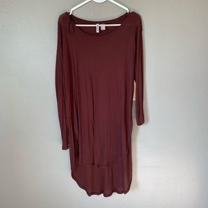 Maroon tunic